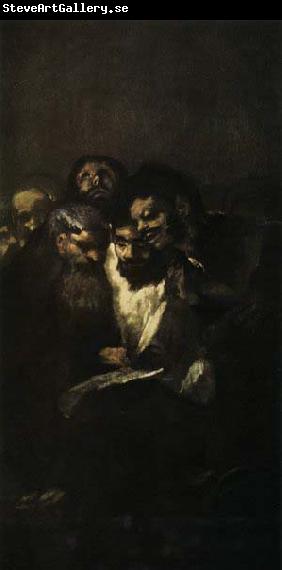 Francisco de goya y Lucientes Reading